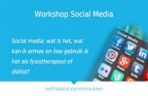 Workshop Social Media in de zorg