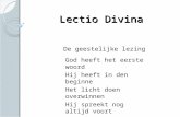 5. C1 Lectio Divina / De Geestelijke Lezing