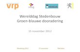 VRP Werelddag van de Stedenbouw | Saartje Degelin | 'Groenblauwe dooradering'
