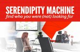 Presentation about the Serendipity Machine (Peter Vermeulen)