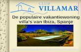 De populaire vakantiewoning villa's van Ibiza, Spanje