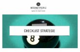 Checklist strategie