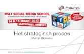 Het strategisch proces   social media school 2012