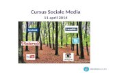 Cursus Sociale Media voor erfgoedinstellingen 2014