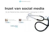 Publicatie 'inzet social media bij nederlandse ziekenhuizen' 2014