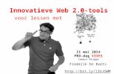 Innovatieve Web 2.0-tools voor lessen met pit !