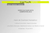 Open Cultuur Data competitie 2012