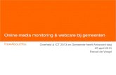 2013 04 25 oict13 online media monitoring en webcare bij gemeenten