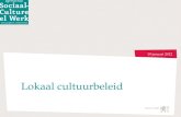 Lokaal cultuurbeleid Agentschap Sociaal-Cultureel Werk