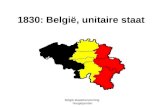 Hoogtepunten Belgische staatshervorming