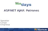 ASP.NET AJAX: Patrones Speaker Cargo