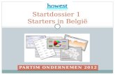 Dossier 1 starters_in_belgië_2012