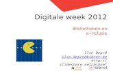 Digitale week en bibliotheken