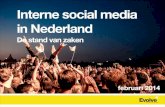 Interne social media in nl - stand van zaken