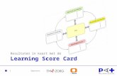 PAT Learning Summit - Learning scorecard