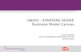 Business model canvas   unizo starters