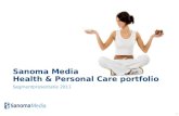 Sanoma media health en personal care overzicht per 19 sept 2011