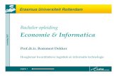 Presentatie Bachelor Economie en Informatica Rotterdam