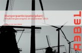 Burgerparticipatie(plan) - Congres Windenergie, vakbeurs Energie 2013