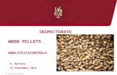 kwaliteitscontrole van wood pellets september 2014