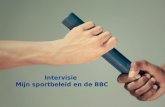 Mijn sportbeleid en de BBC