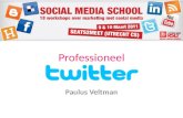 20110309 Professioneel twitteren - RSLT Social Media School