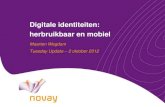 Novay Tuesday Update - Digitale identiteiten: herbruikbaar en mobiel