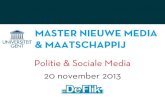 UGent Nieuwe Media & Maatschappij (20-11-2013)