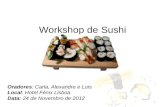 Workshop de sushi