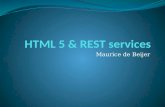 HTML5 & rest services