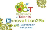 Community of Talents event 2012 - Overzicht