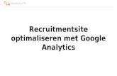 Recruitmentsite optimaliseren met Google Analytics door Jordy van Gent @Netwerven hq