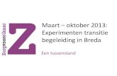 Presentatie tussenstand experimenten transitie Breda dd. 23 oktober 2013
