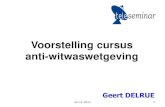 Presentatie cursus teleseminar   anti witwaswetgeving -  04 12 2012