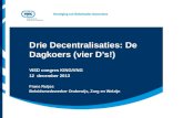 Werkconferentie 3D: Politieke actualiteit drie decentralisaties door VNG