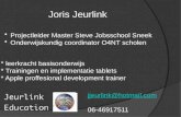 Steve Jobsscholen- Janet Visser, Joris Jeurlink- OWD13