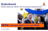 SEPA, één Europese Betaalmarkt