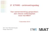 Van samenwerking gesproken: een nieuw collectieplan voor het MIAT (Ann Van Nieuwenhuyse & Pieter Neirinckx - MIAT Gent)