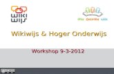 Wikiwijs en het ho workshop 20120309