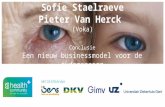 Sofie Staelraeve en Pieter Van Herck (Voka) - Conclusie: een nieuw business model in de ouderenzorg