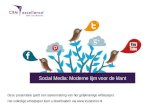 Social media: Moderne lijm voor de klant