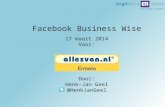 Workshop Facebook presentatie "Alles van Ermelo"