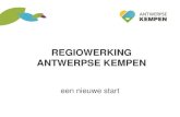 Regiowerking Antwerpse Kempen vanaf 2014