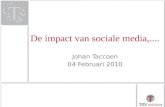 Impact Van Sociale Media Op Uw Bedrijf