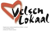 Algemene Ledenvergadering Velsen Lokaal - najaar 2010