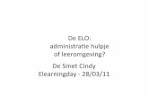 De  ELO:  administratief  hulpje   of  leeromgeving? 
