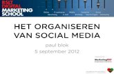 Het organiseren van social media