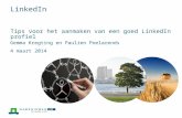 LinkedIn  presentatie social media café Wageningen UR