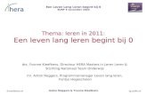 OWD2010 - 4 - Een leven lang leren begint bij 0 - Anton Neggers en Yvonne Kleefkens