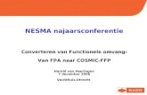 Converteren van functionele omvang van FPA naar COSMIC